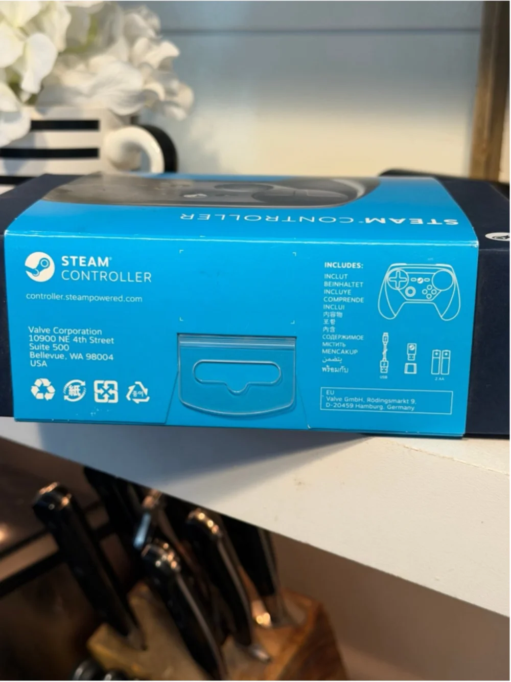 Valve Steam Black Controller Model 1001 Sealed